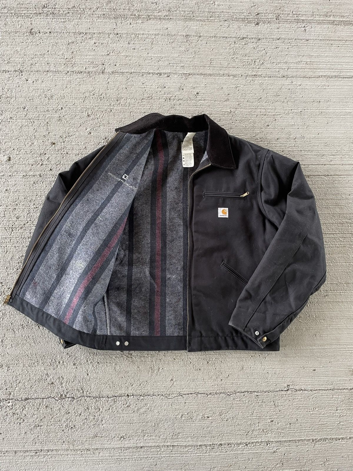 image of Carhartt Detroit Jacket in Black, Men's (Size XL)