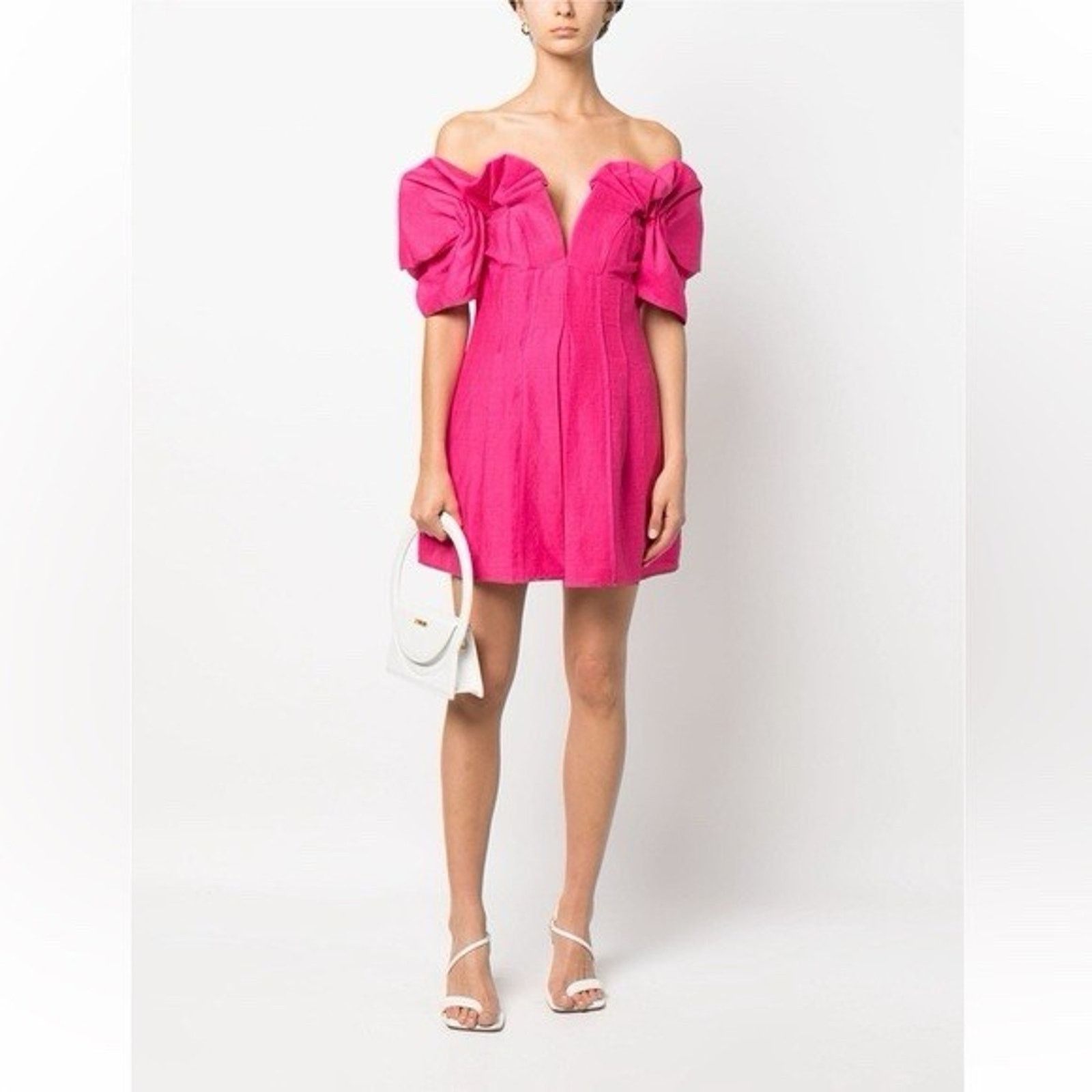 & Other Stories Women's Antonio Melani Pink Dress Off-the-Shoulder Size 6 Size M / US 6-8 / IT 42-44 - 1 Thumbnail