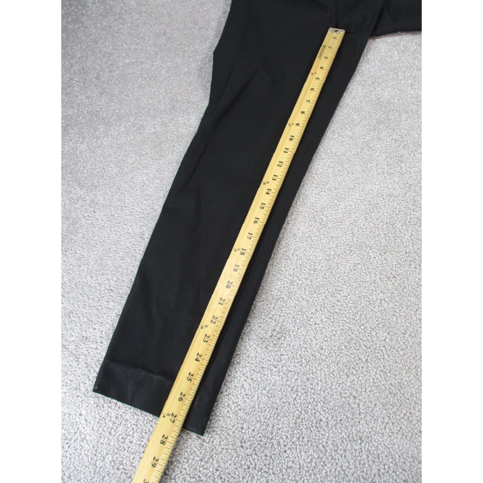 Theory Theory Pants Womens 4 Black Slim Pull On Denim Twill Skinny Ankle Womens 90s? (no) Size 27" / US 4 / IT 40 - 5 Thumbnail