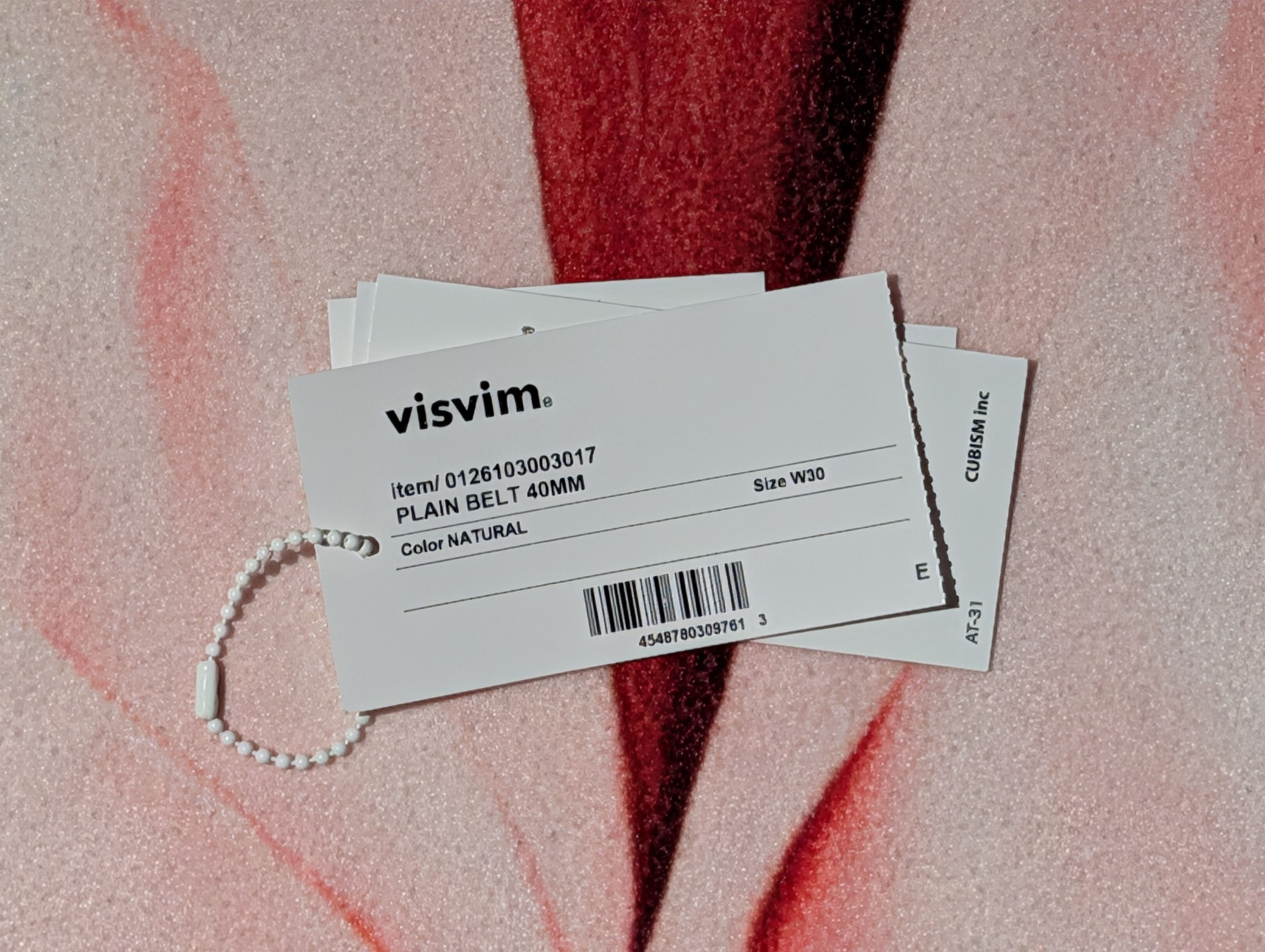 Visvim Plain Belt 40mm Size 30 - 13 Thumbnail