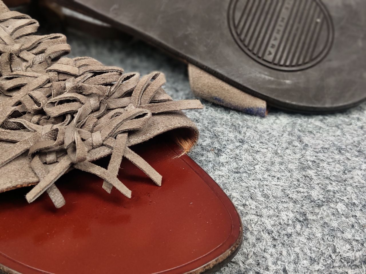 Chip & Pepper Chie Mihara Premium leather sandals without heels Shoes Size US 8.5 / IT 38.5 - 16 Thumbnail