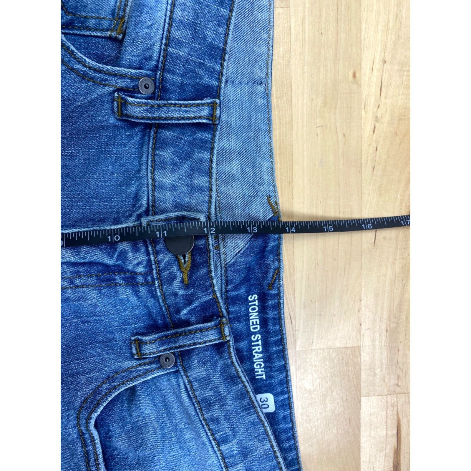 Volcom VINTAGE Volcom Jeans Mens Medium Washed Solver Style Modern Straight Cotton 30x27 Blue Denim 7060 Mens Jeans Straight Size US 30 / EU 46 - 7 Thumbnail