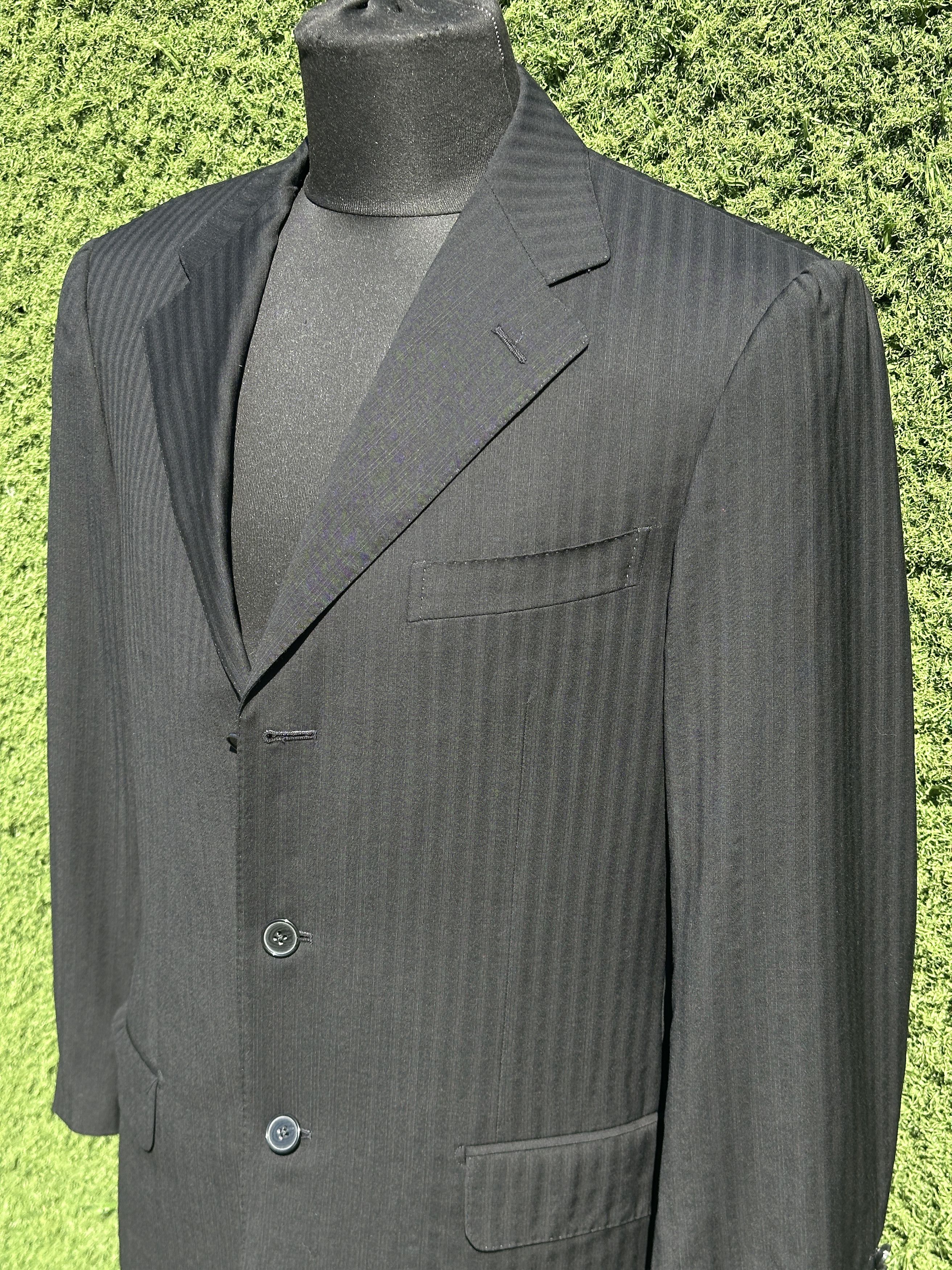 Ermenegildo Zegna Ermenegildo Zegna Soltex Pinstripe Blazer Suit Jacket 50R Size 50R - 10 Thumbnail