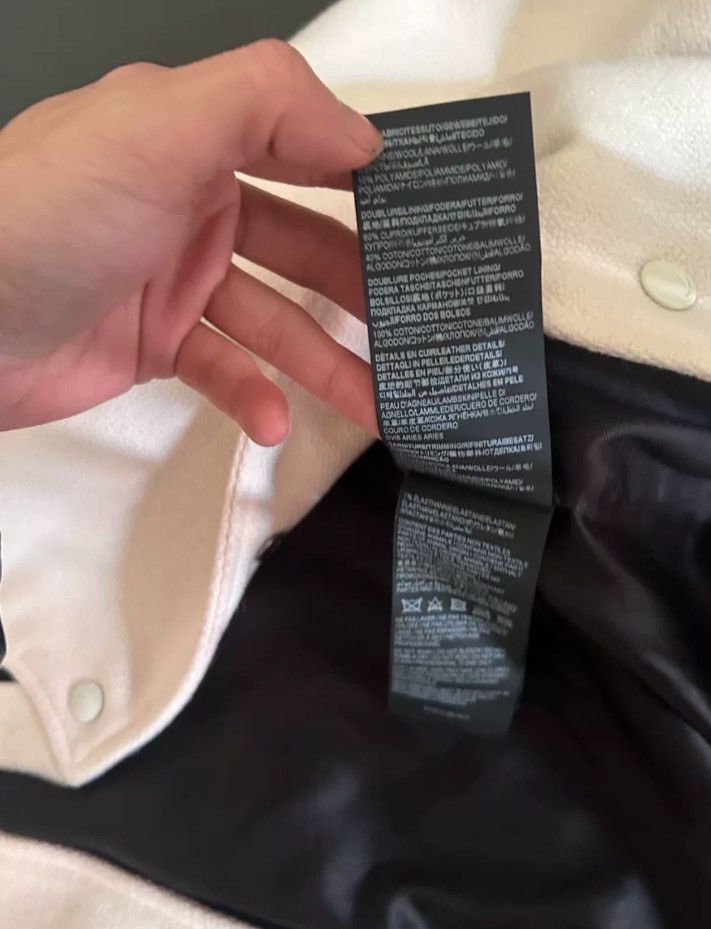 Saint Laurent Paris × Yves Saint Laurent Saint Laurent slp22FW Teddy baseball jacket 2412-Nextarrow Size US XS / EU 42 / 0 - 6 Thumbnail