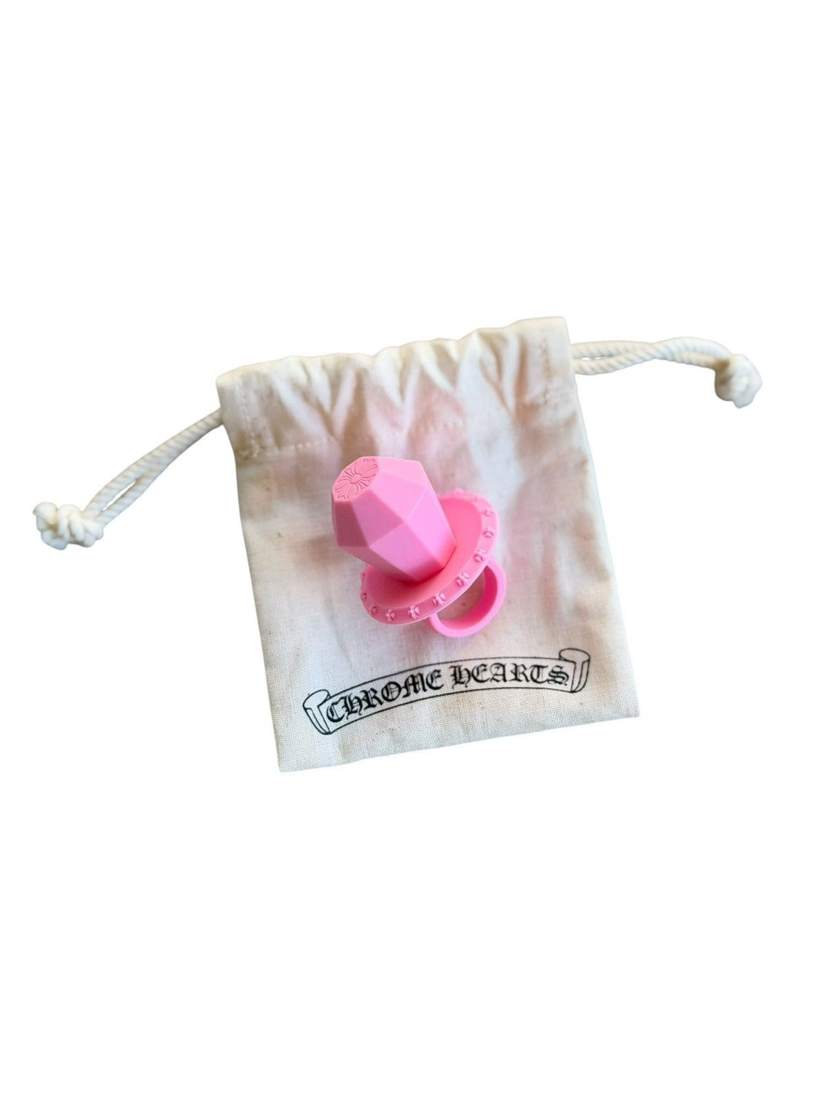Chrome Hearts Chrome Hearts Silicon Ring Pop Pink Size ONE SIZE - 1 Thumbnail