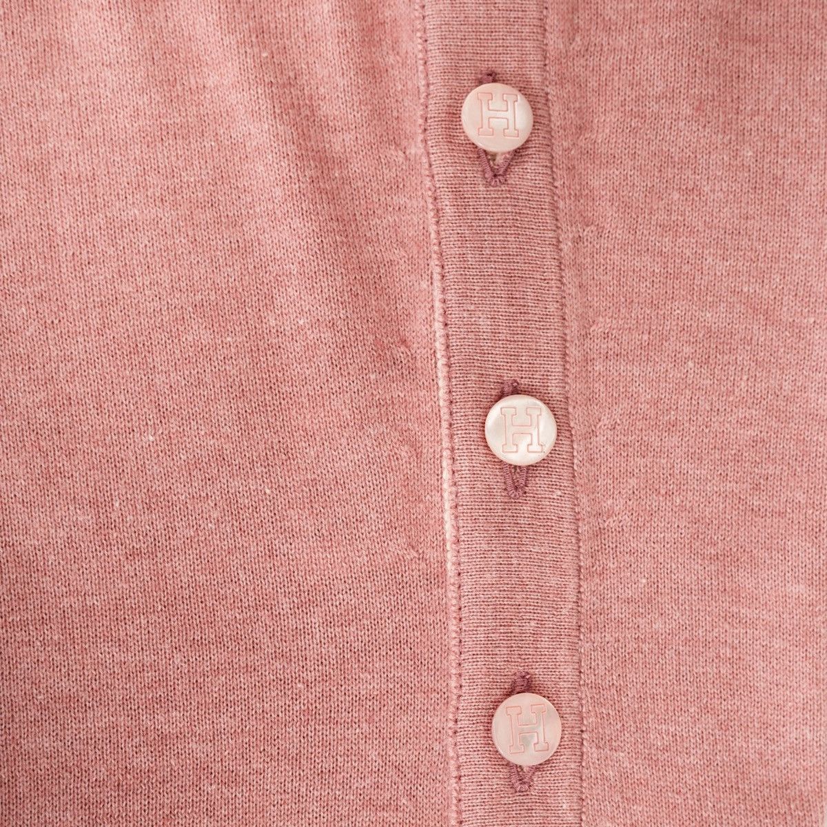 Hermes Hermes Cashmere Button Detail Tee Size S / US 4 / IT 40 - 5 Thumbnail
