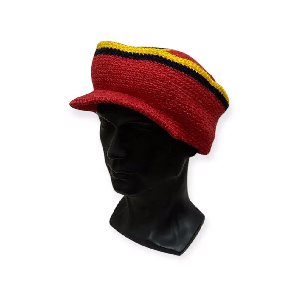 Japanese Brand Plain Visor Beanie Hat
