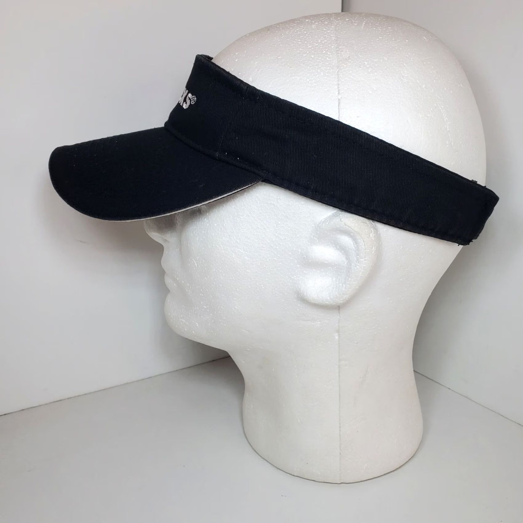 Vintage Starbucks Visor Hat Unisex Adjustable Strapback Black Canvas Cotton Cap Men Women Size ONE SIZE - 3 Thumbnail