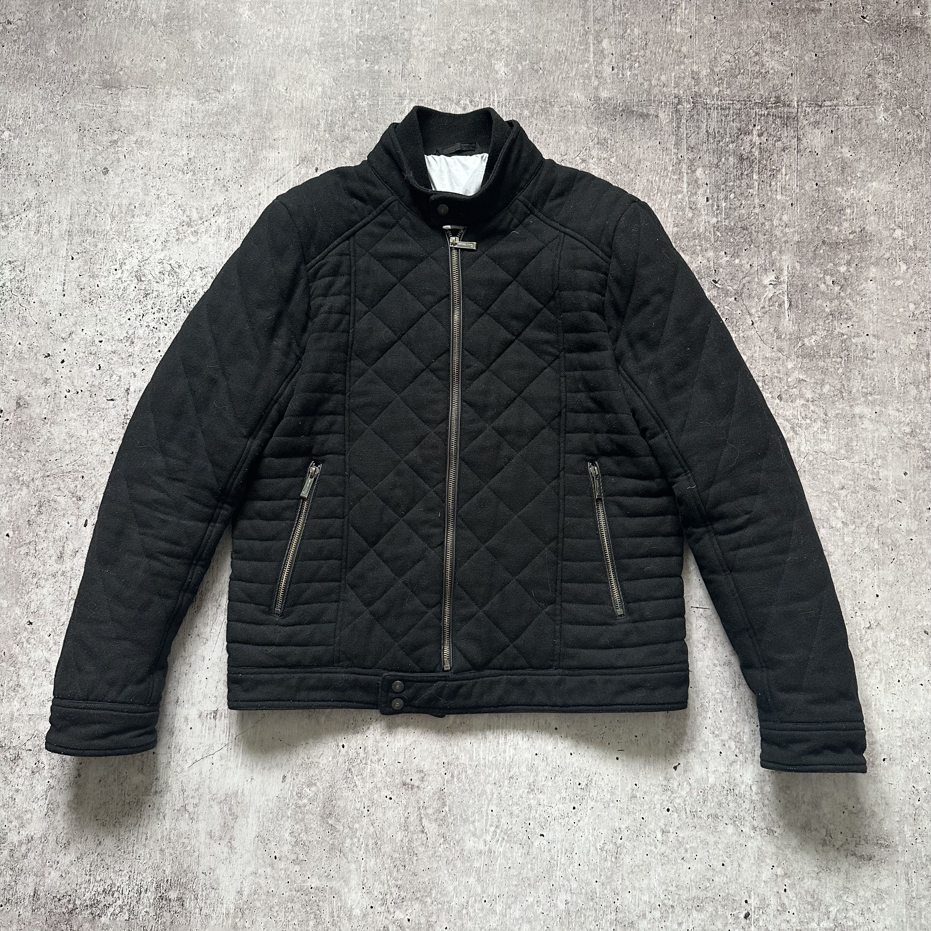 Just Cavalli × Roberto Cavalli Just Cavalli Wool Biker Casual Light Jacket Size US M / EU 48-50 / 2 - 1 Thumbnail