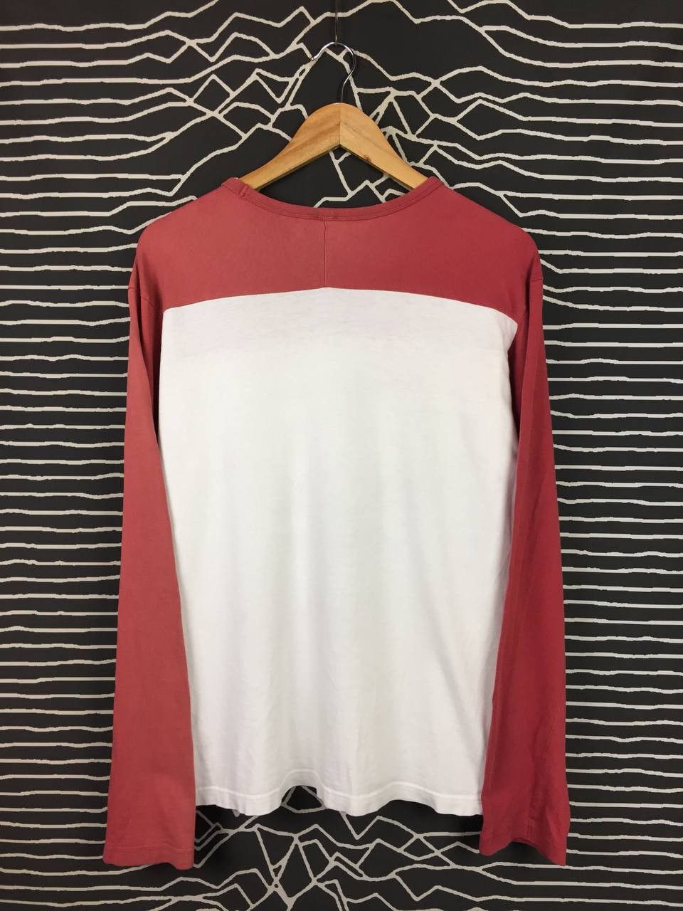 Adidas Vtg Adidas 03 Block Logo Two-Tone Long Sleeve Tee Size US L / EU 52-54 / 3 - 10 Thumbnail