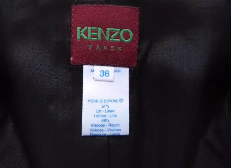 Kenzo KENZO Double-breasted embroidered waistcoat suit Size XS / US 0-2 / IT 36-38 - 8 Thumbnail