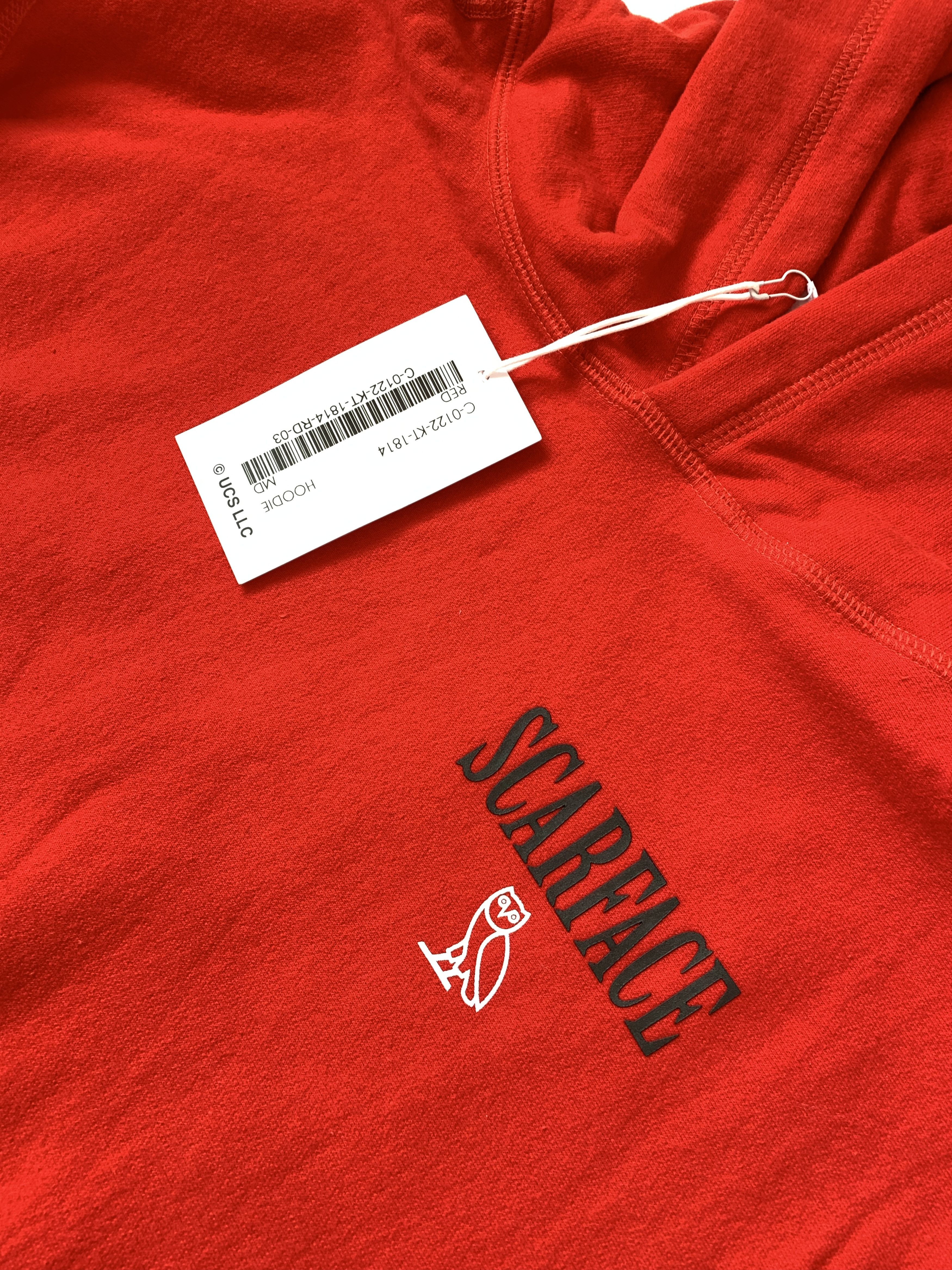 Drake OVO X SCARFACE BLACK HOODIE Size US M / EU 48-50 / 2 - 4 Thumbnail