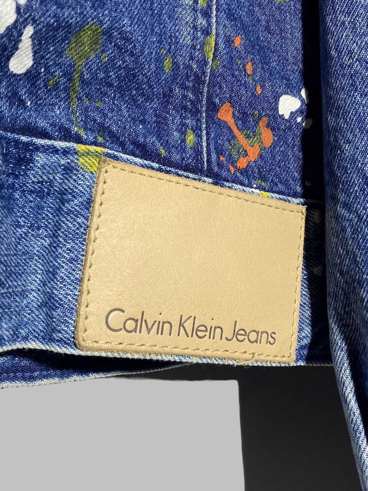 Calvin Klein Calvin Klein Painted Denim Jacket Men’s Size US XL / EU 56 / 4 - 21 Thumbnail