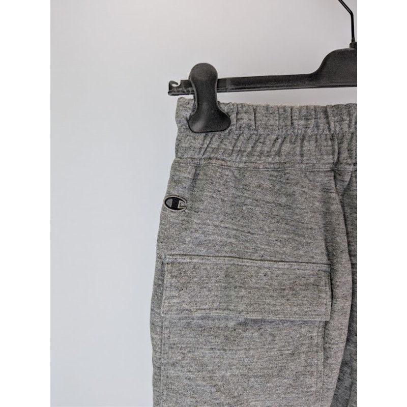 Champion × Rick Owens o1rshd1 Knitted Beveled Pods Shorts in Grey Melange L Size US 34 / EU 50 - 15 Thumbnail