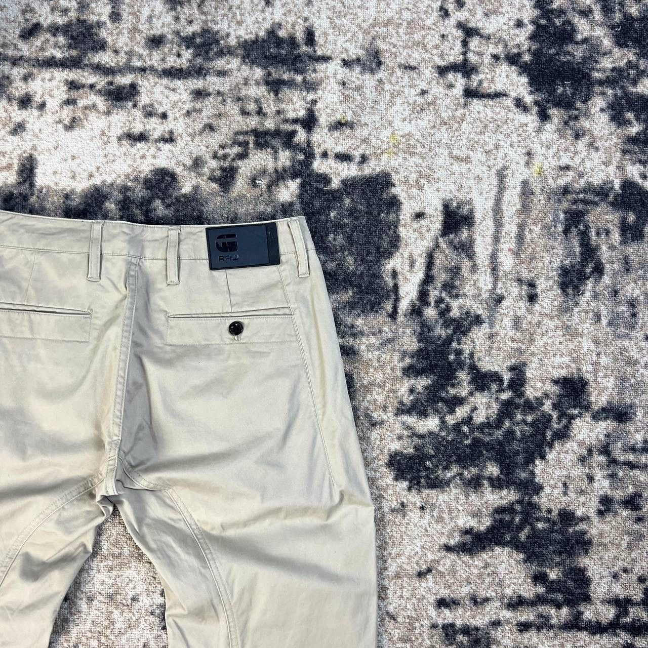 G-Star G-Star Raw Luxury 3D Slim Beige Chino Pants Size US 31 - 3 Thumbnail
