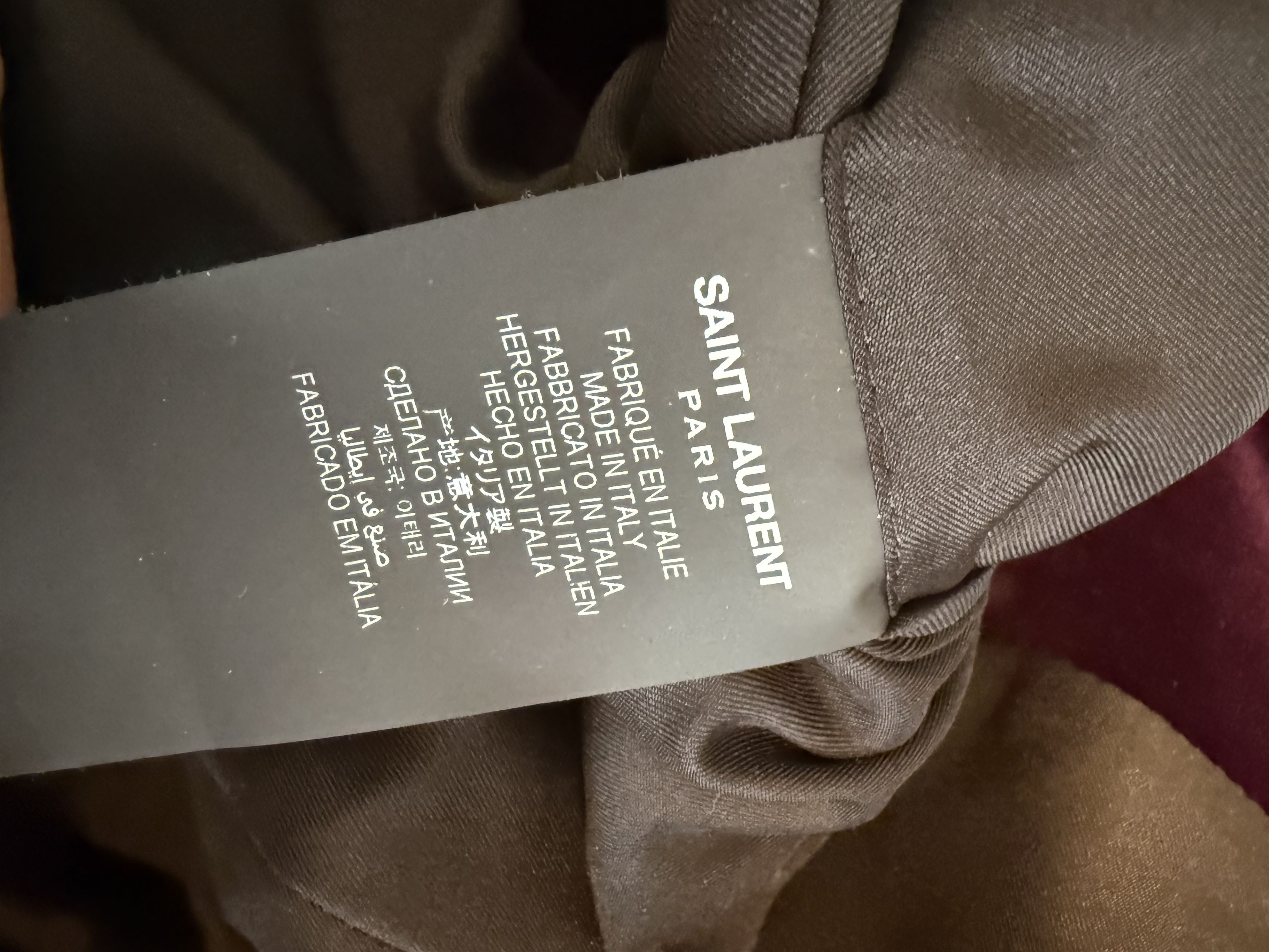 Saint Laurent Paris SS22 Saint Laurent Single Breasted Velvet Jacket Size 50R - 11 Thumbnail