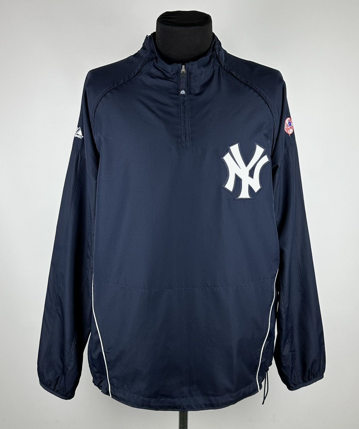 New York Yankees Majestic Cool Base Jacket Zip-Off Sleeves