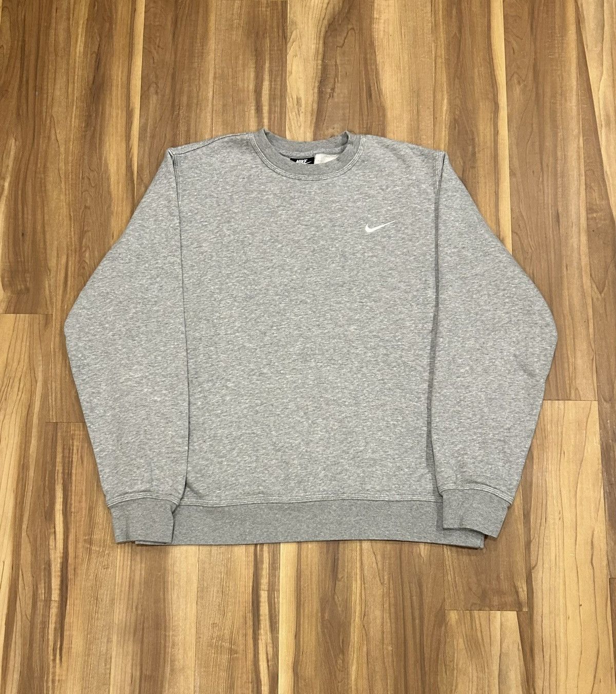 Nike Y2K Grey Nike Crewneck Size US XL / EU 56 / 4 - 1 Thumbnail