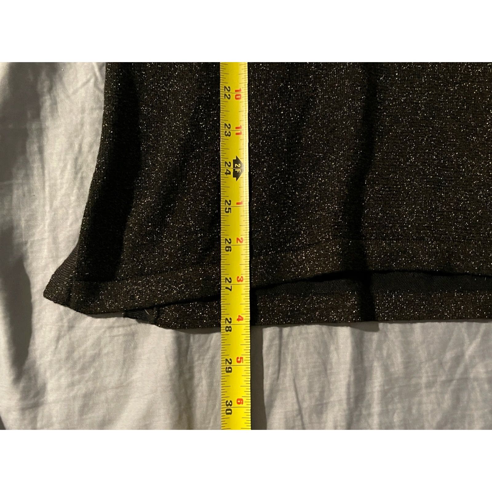 J.McLaughlin J. McLaughlin Tunic Sweater Womens Small Black 3/4 Sleeves Metallic Trim Boho Classic Modern Size S / US 4 / IT 40 - 5 Thumbnail