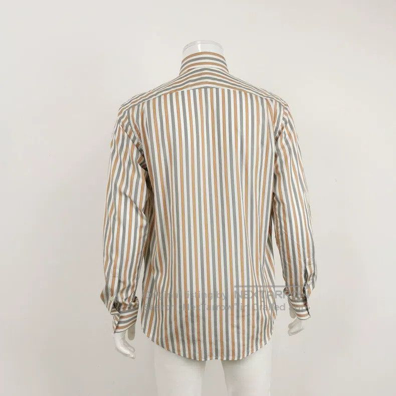 Hermes Hermes size 40 Cotton Contrast Long Sleeve Shirt Size US M / EU 48-50 / 2 - 2 Thumbnail