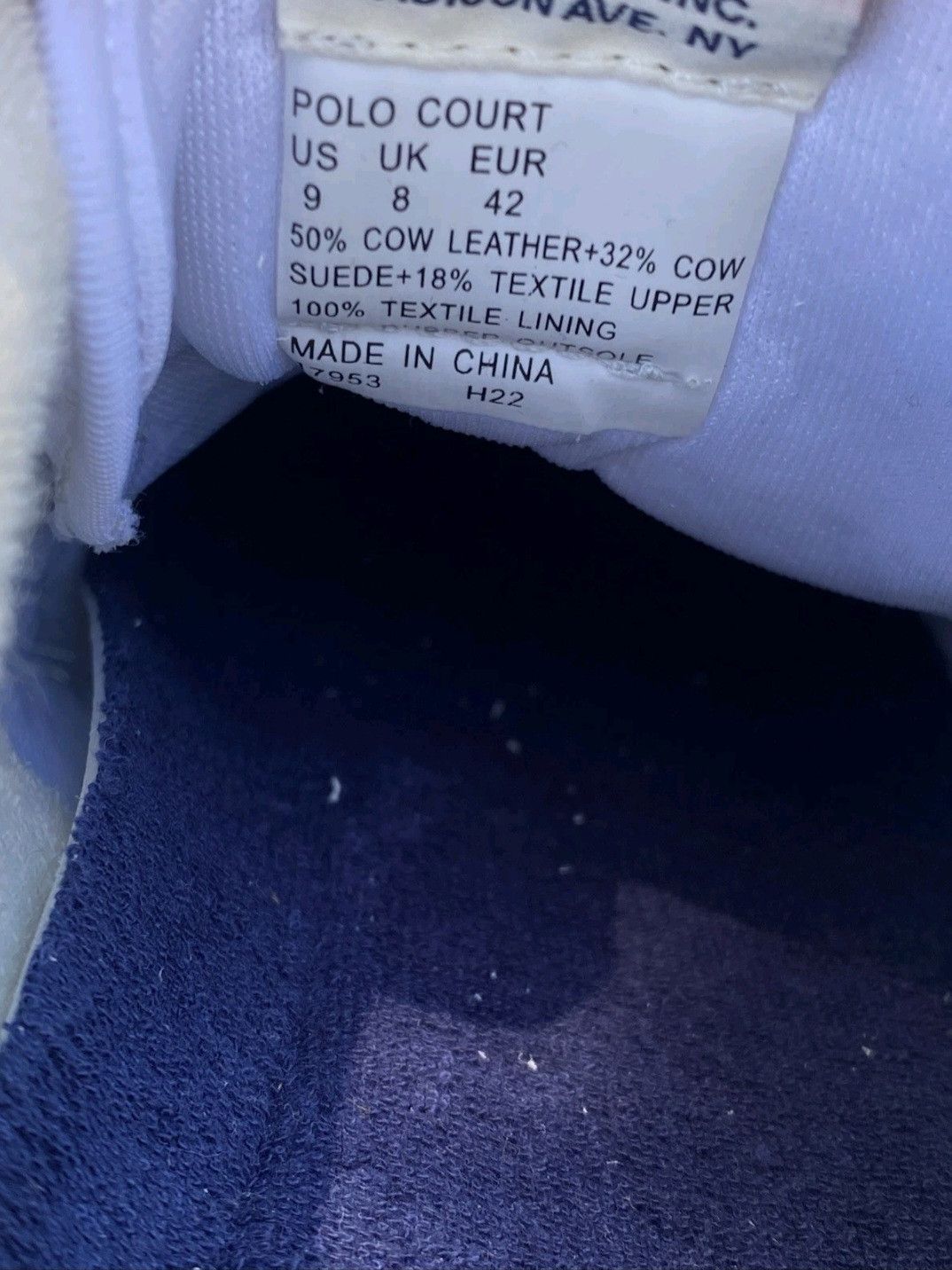 Ralph Lauren Ralph Lauren Polo Court Sneakers White Navy Red Retro 007 Size US 9 / EU 42 - 9 Thumbnail