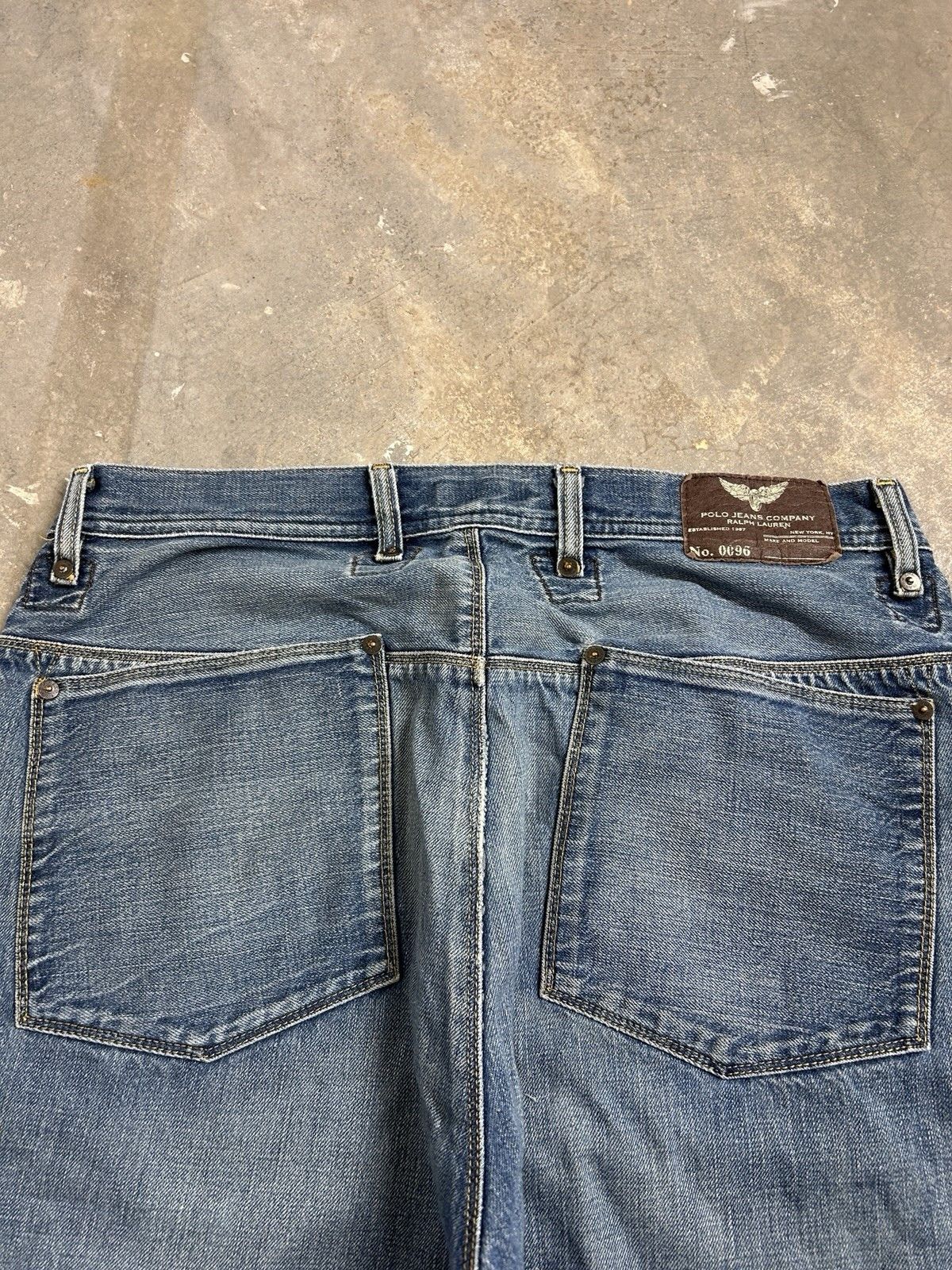 Polo Ralph Lauren Vintage Polo Ralph Lauren Miner Jeans 35x31 Straight Skater Size US 35 - 2 Thumbnail