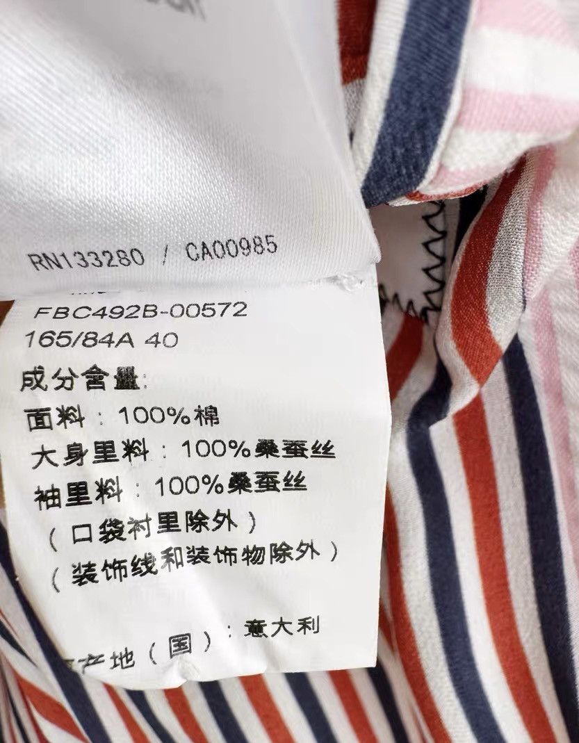 Thom Browne Thom Browne TB striped suit jacket Size L / US 10 / IT 46 - 6 Thumbnail