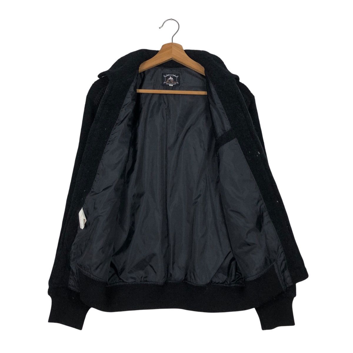 Japanese Brand 📌Vintage Bomber Jacket Ice Berg Rich Black Issey Miyake Size US M / EU 48-50 / 2 - 14 Thumbnail