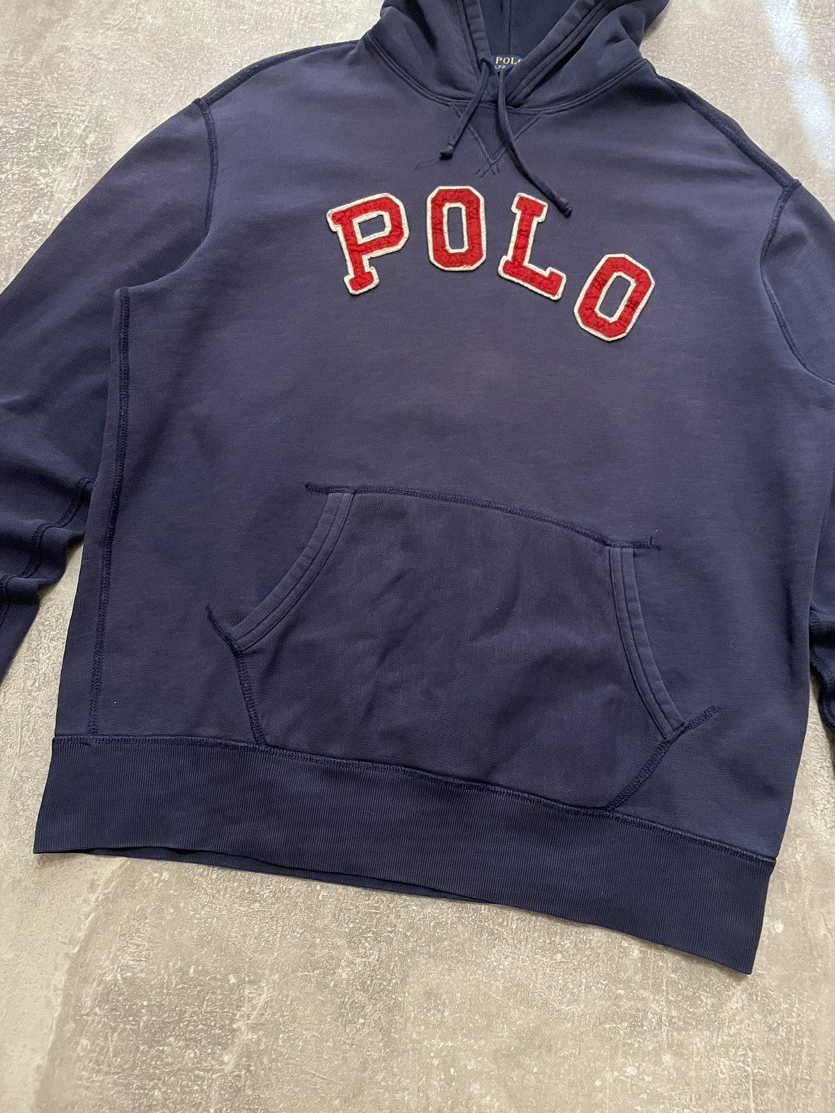 Polo Ralph Lauren Vintage Polo Ralph Lauren Big Logo Hoodie Size US L / EU 52-54 / 3 - 3 Thumbnail