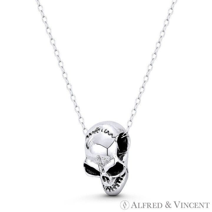 Other Skull / Skeleton Head Dia De Los Muertos Charm Pendant Size ONE SIZE - 1 Preview