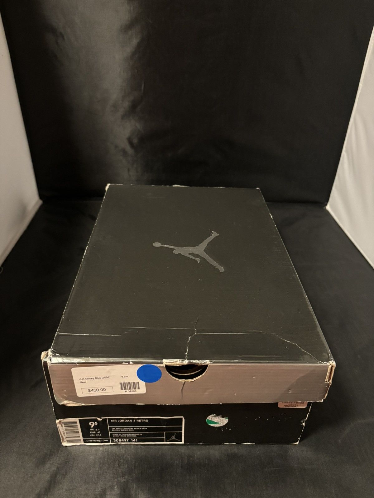 Jordan Brand × Nike × Vintage 2006 Nike air Jordan 4 military blue Size US 9.5 / EU 42-43 - 7 Thumbnail