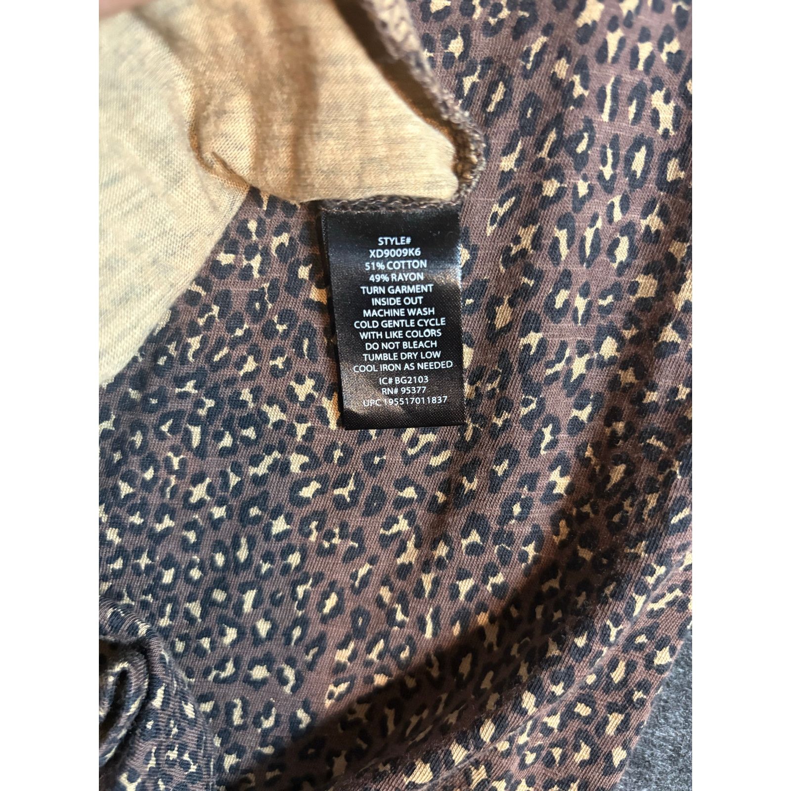 Other Social Standard Leopard Print Dress Medium Casual 0474 Size M / US 6-8 / IT 42-44 - 4 Thumbnail