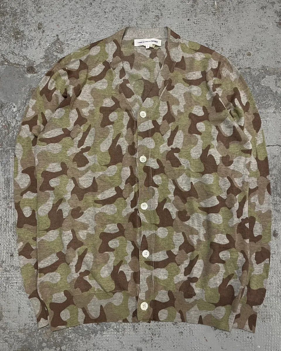 Comme des Garcons Comme Des Garçons Shirt Camo Cardigan Size US M / EU 48-50 / 2 - 4 Thumbnail
