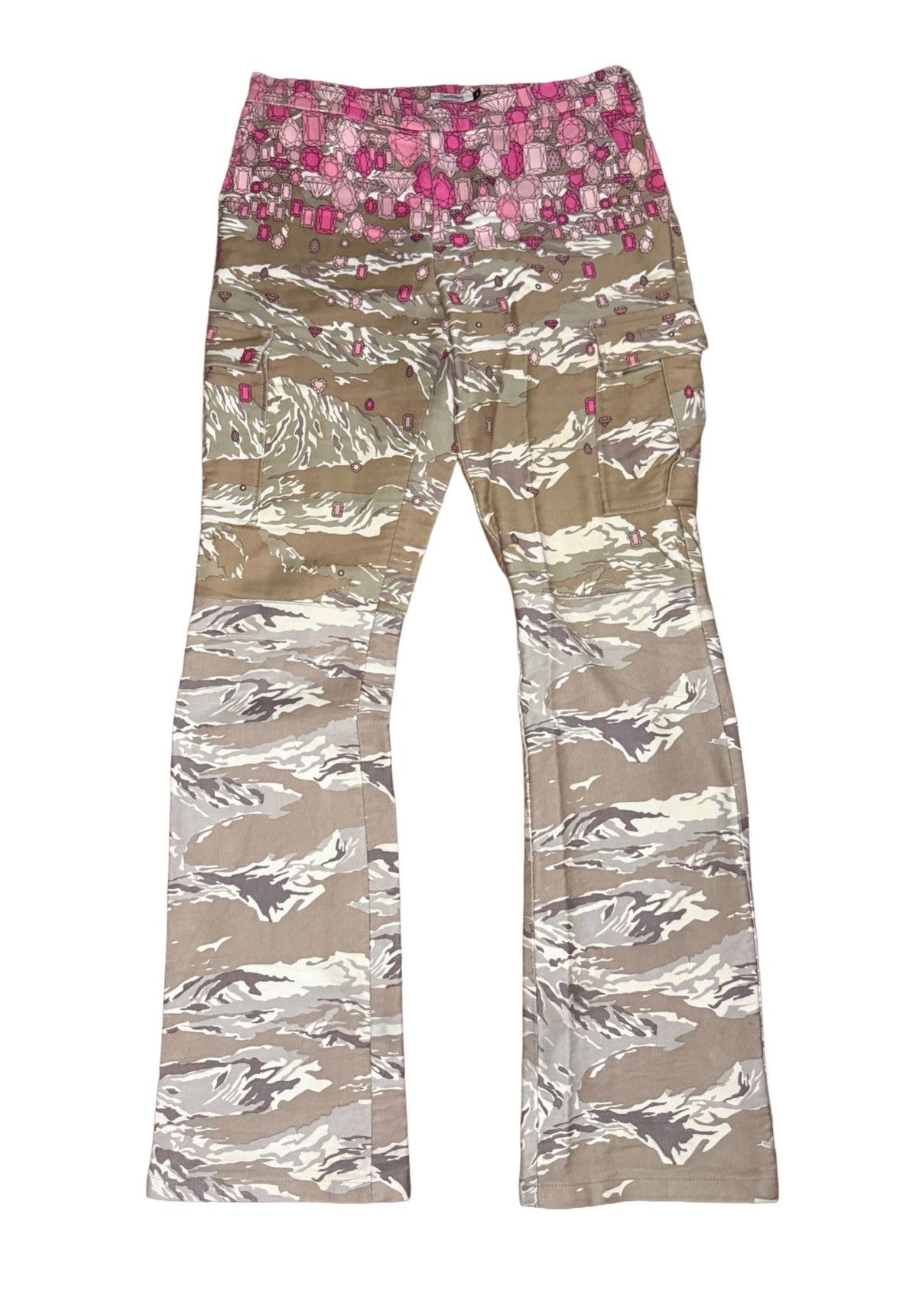 Undercover AW01 D.A.V.F Diamond Tiger Stripe Camo Cargo Pants Size US 28 / EU 44 - 1 Thumbnail
