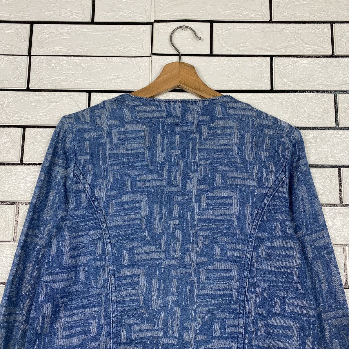 Japanese Brand Luchile Cropped Denim Zipper Jacket Biker Issey Miyake Size US M / EU 48-50 / 2 - 10 Thumbnail