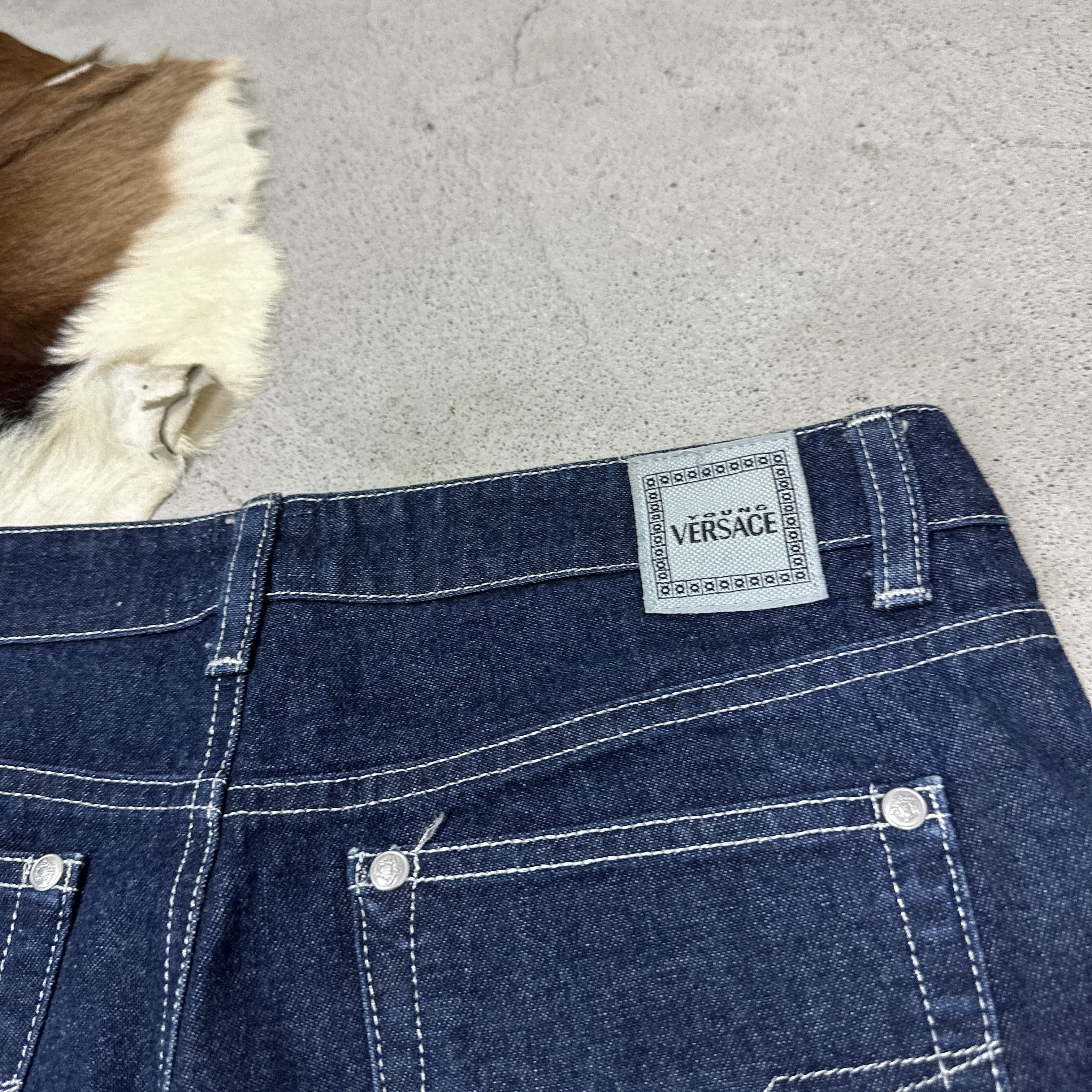 Versace Vintage Denim Versace Jeans Classic Capri Jeans Pants Y2K Size 24" / US 00 / IT 34 - 3 Thumbnail