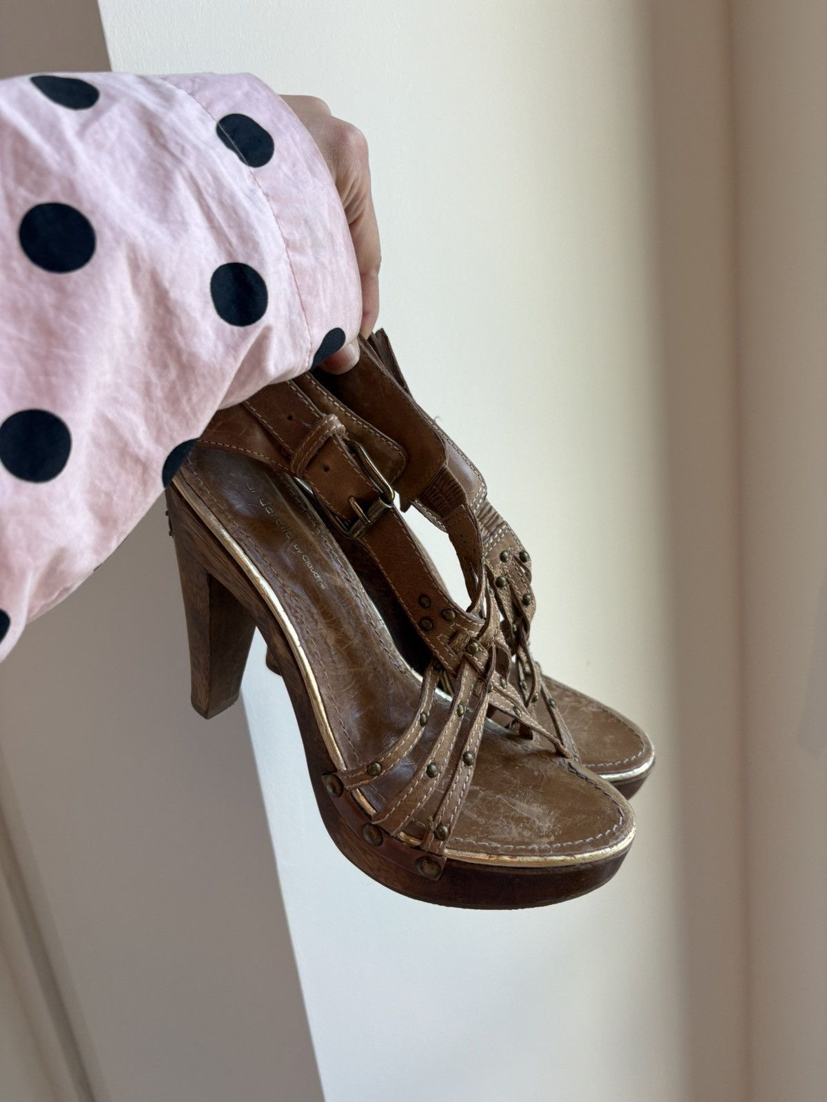 Vintage claudie pierlot heels Size US 8 / IT 38 - 14 Thumbnail