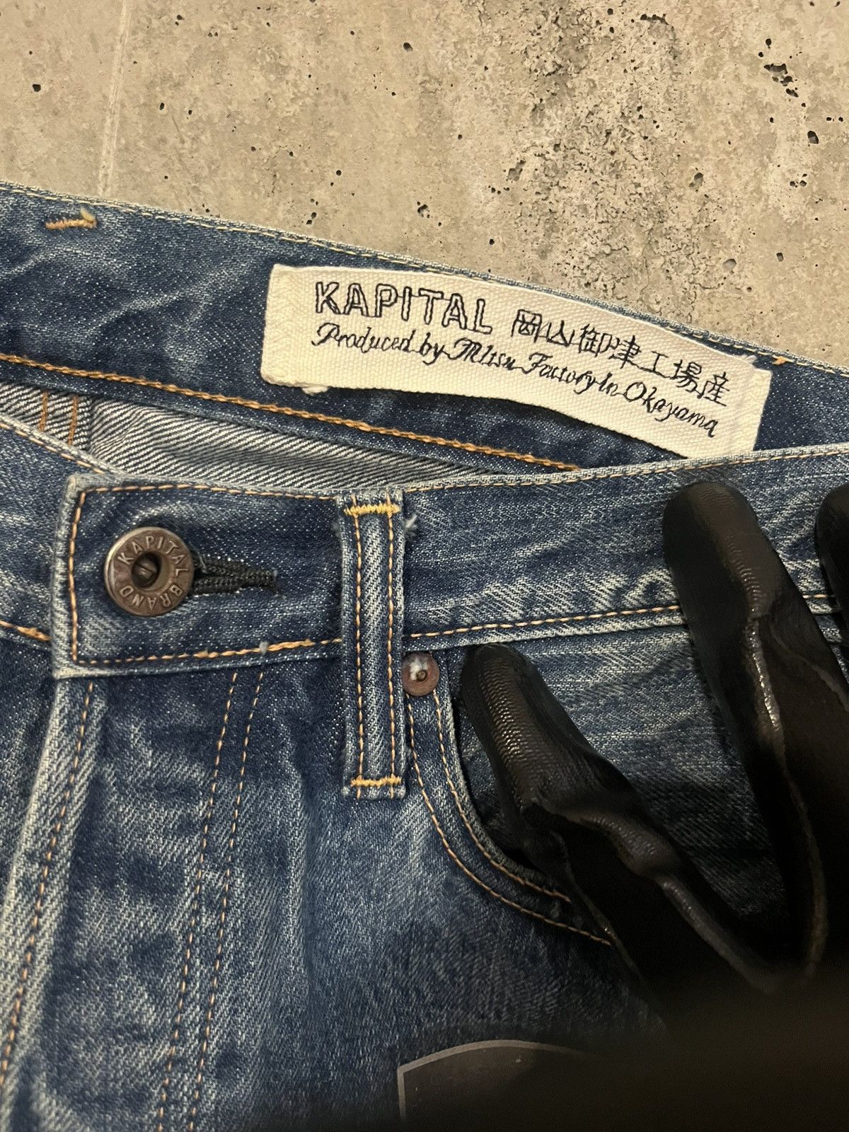 Kapital Nude Girl Denim Size US 30 / EU 46 - 2 Thumbnail
