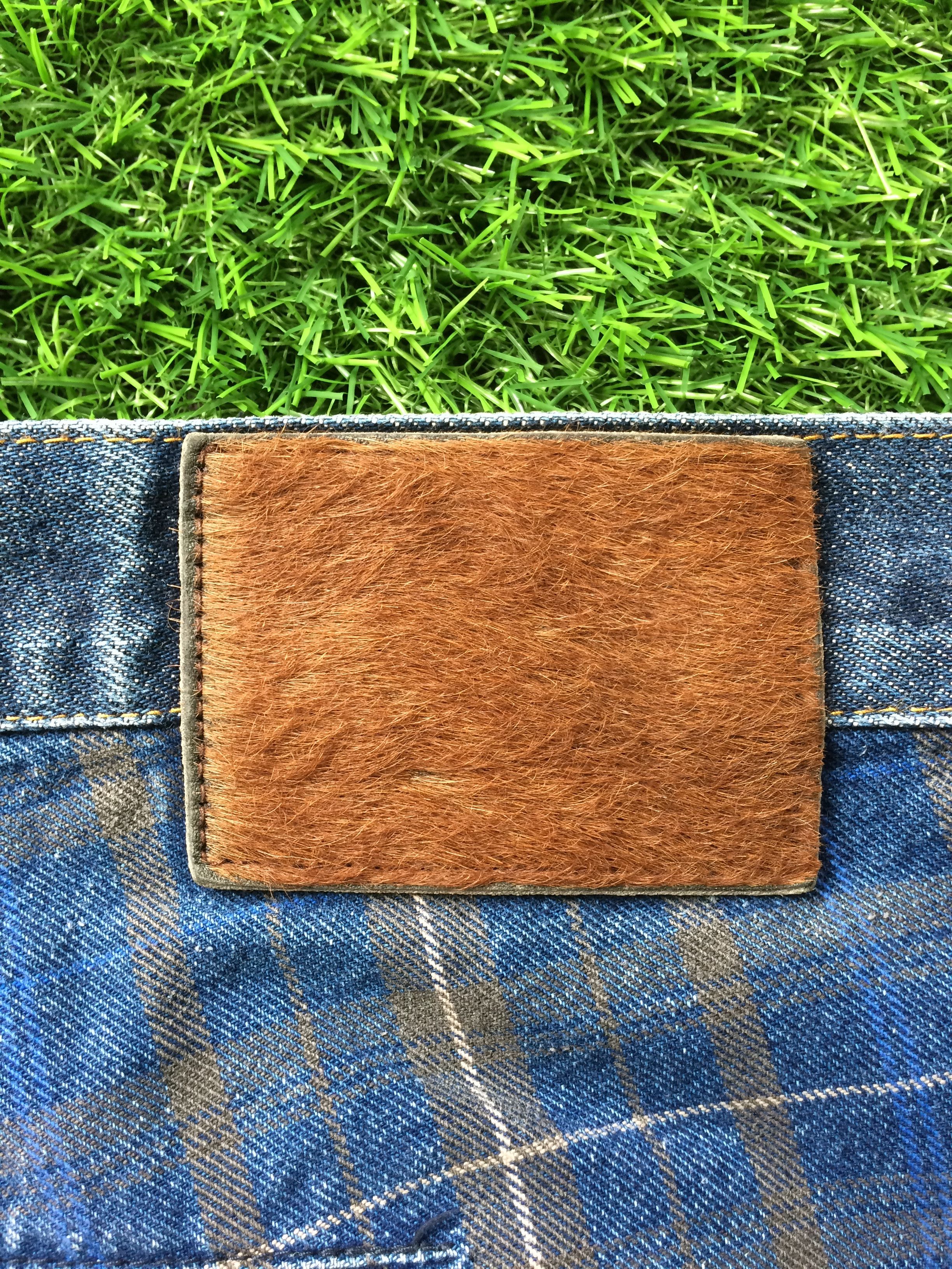 Japanese Brand × Jean Japanese Two Tone Tartan Denim Jeans D-714 Size US 31 - 11 Thumbnail