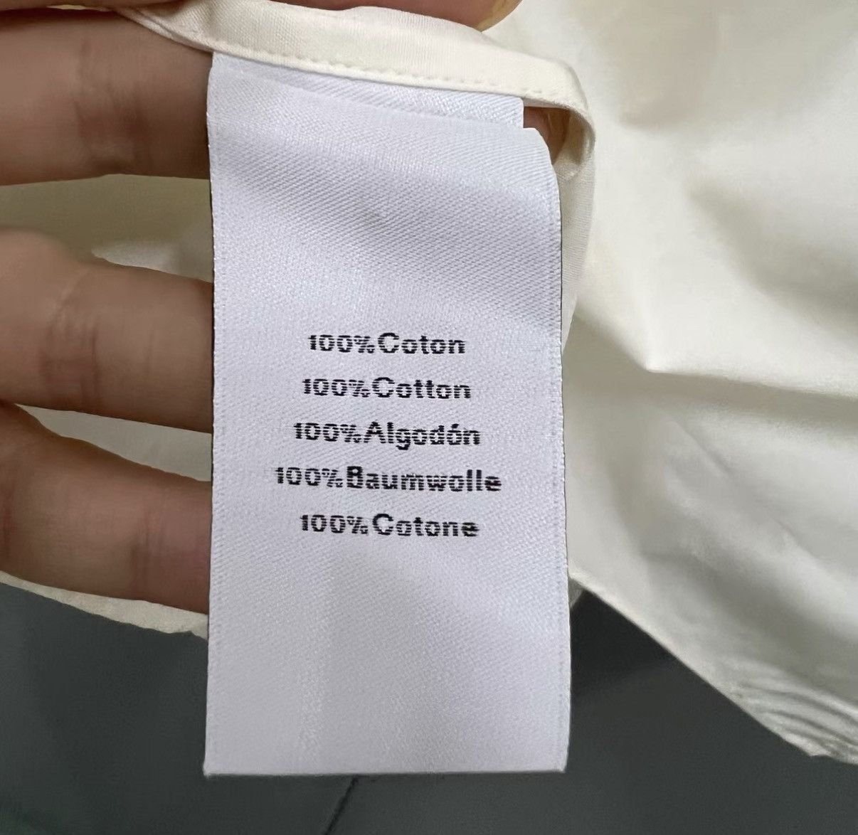 Hermes Hermès Off-white Spliced Shirt J41 Size US L / EU 52-54 / 3 - 3 Thumbnail