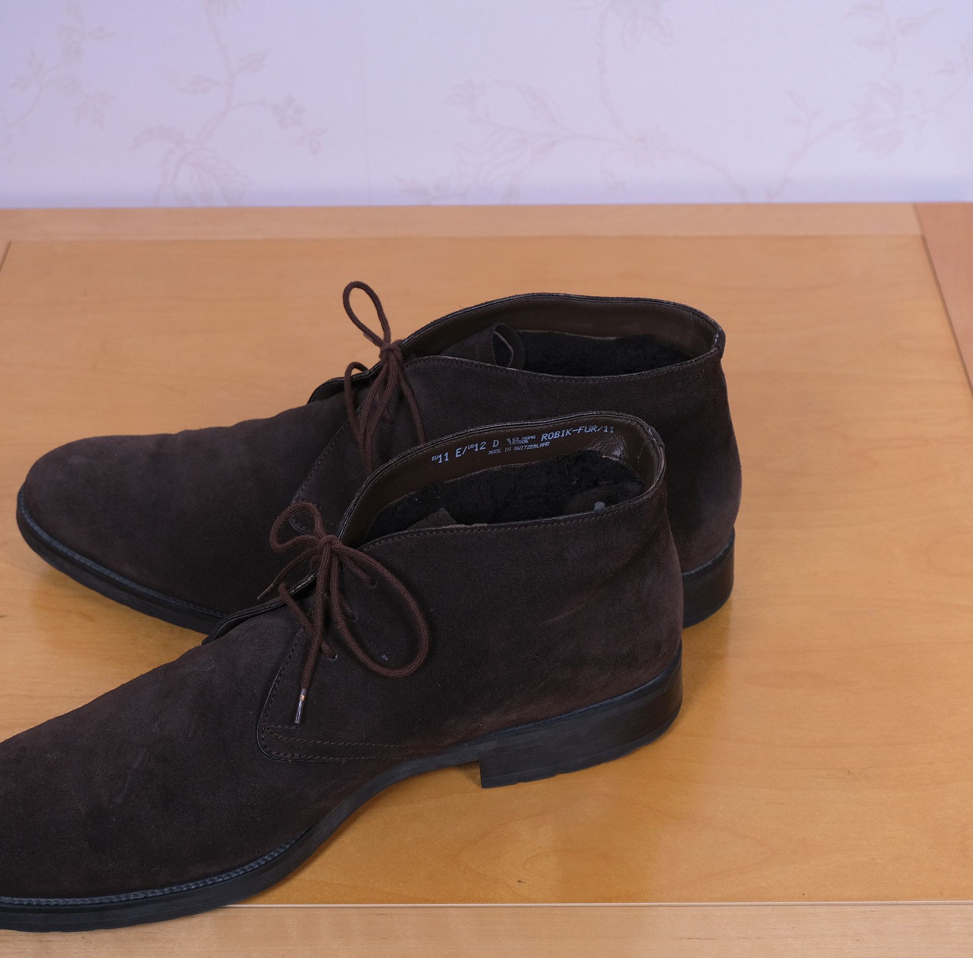 Bally Bally, Brown chukka Boots, Size 12, Fur Lining, RRP €650 Size US 12 / EU 45 - 5 Thumbnail