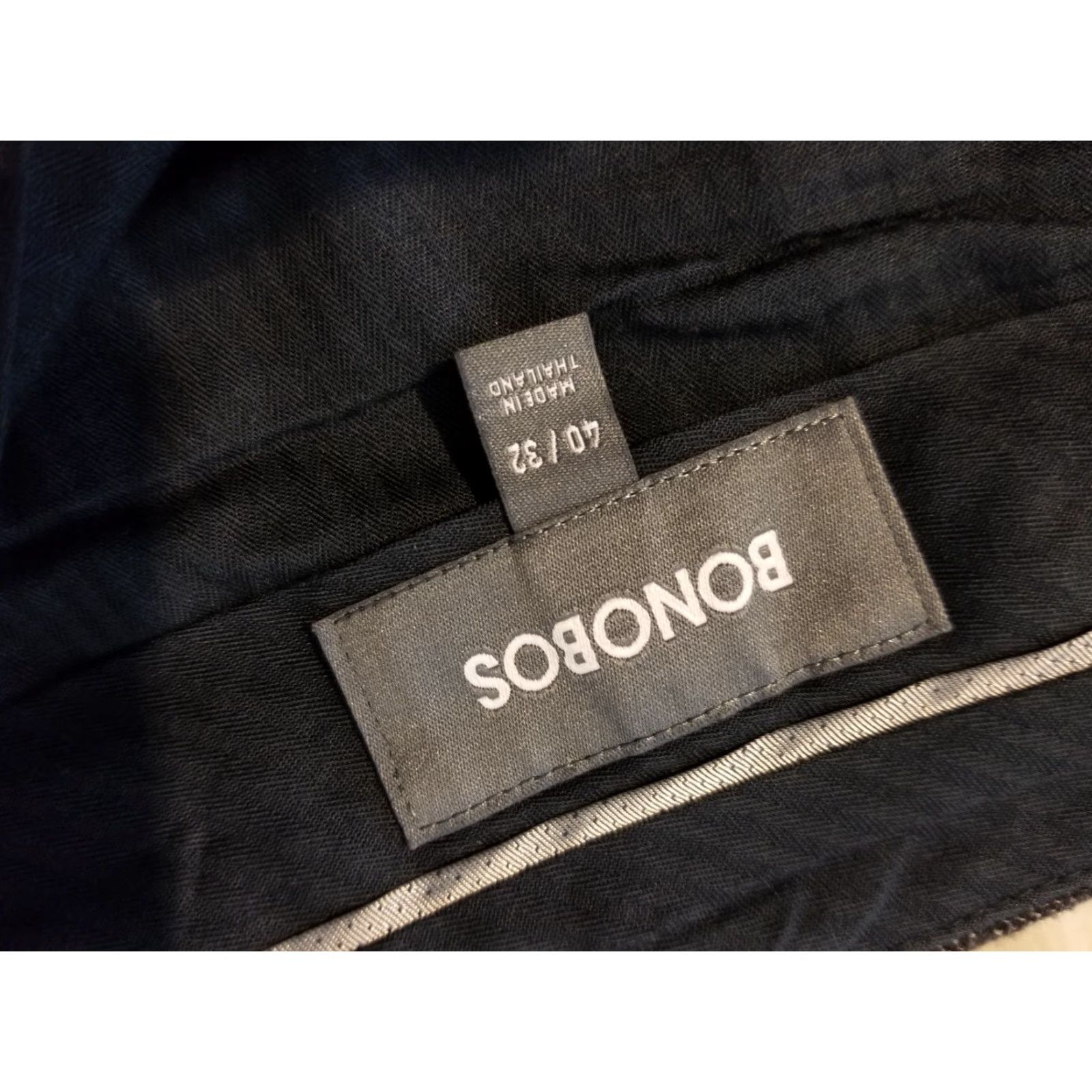 Bonobos Bonobos Mens Pants Dress Wool Gray 40x32 40x30 Flat Front Zip Machine Washable Straight Leg Chino Trouser Slack 40 Regular Mens Size US 40 / EU 56 - 5 Thumbnail