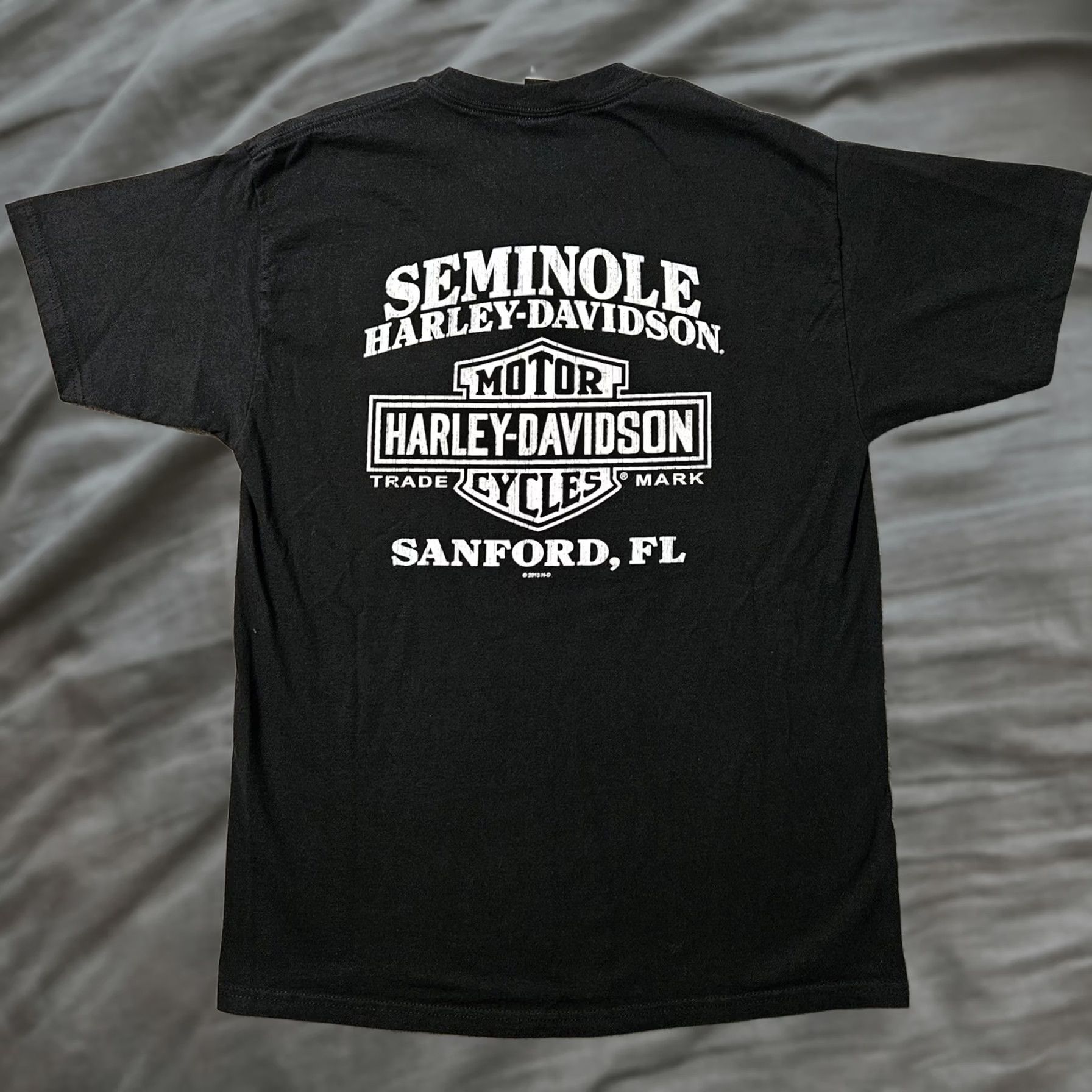 Harley Davidson Harley-Davidson Shirt Men Black L Size Large Vintage Seminole Leprechaun FL Dannery? Size US L / EU 52-54 / 3 - 1 Thumbnail