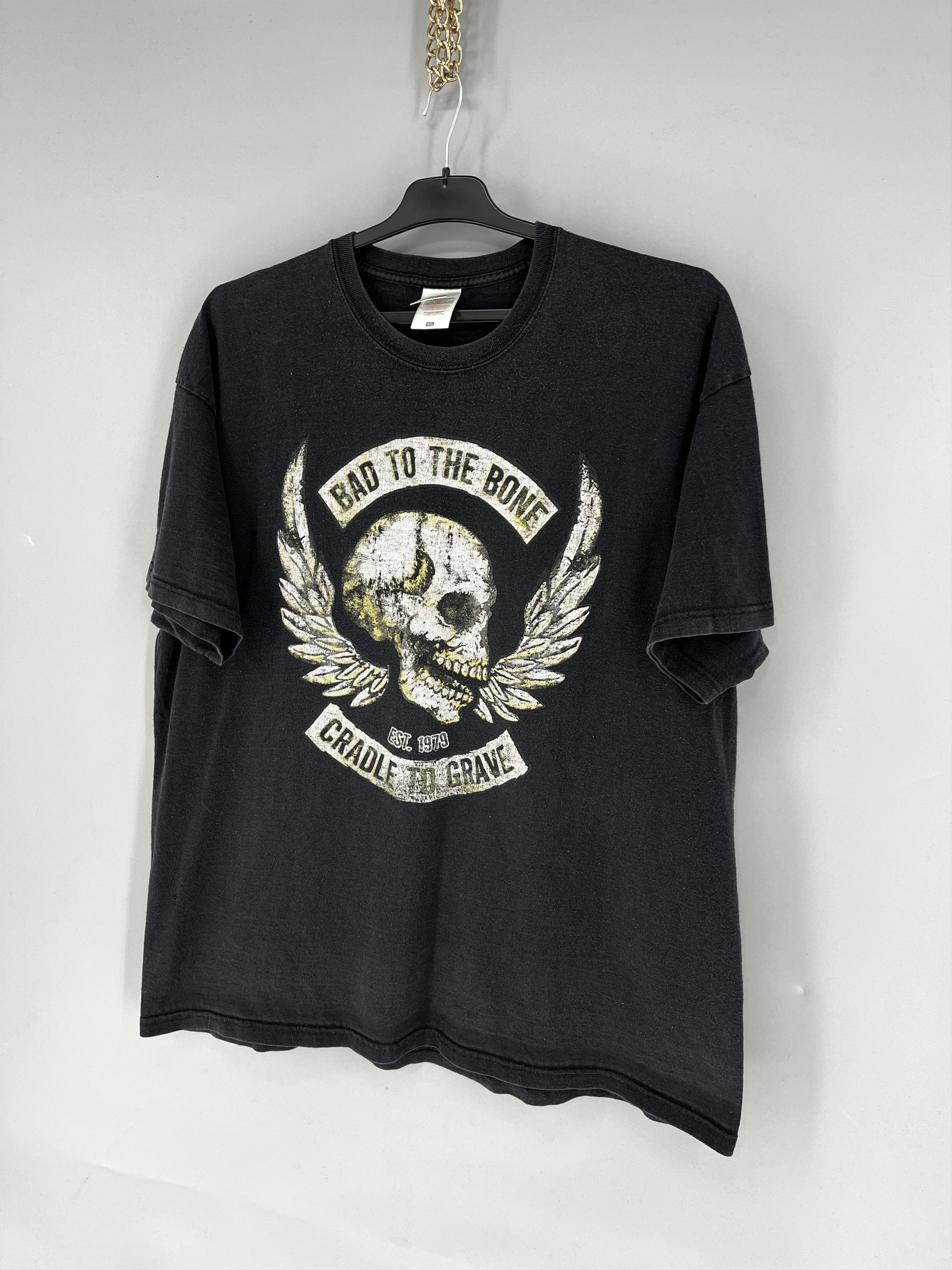 Band Tees Vintage Bad To The Bone cradle to grave Pirate Y2K T-Shirt Size US XXL / EU 58 / 5 - 3 Thumbnail