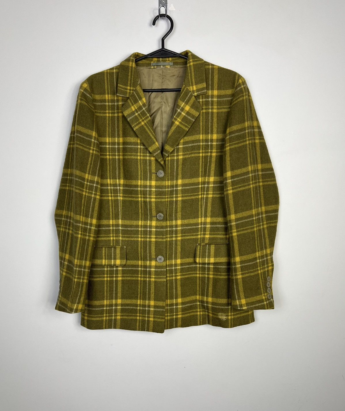 Burberry Beautiful Vintage Checked Burberry Blazer Size S / US 4 / IT 40 - 2 Thumbnail