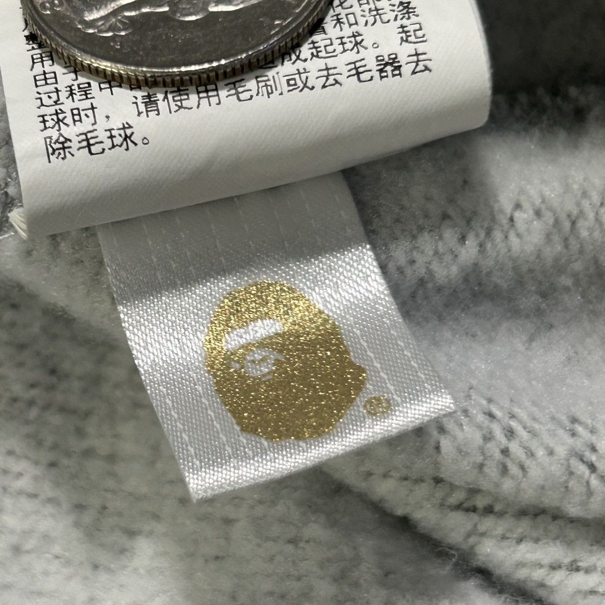 Bape BAPE Ape Head Gray Sweatshirt Size US M / EU 48-50 / 2 - 8 Thumbnail