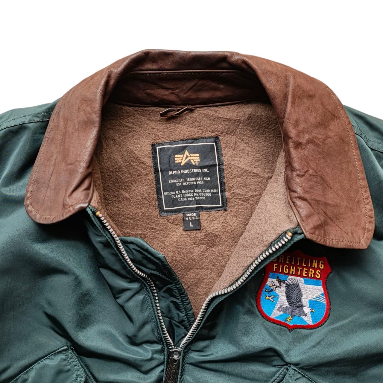 Alpha Industries Alpha Industries x Breitling MA-1 CWU military flight jkt Size US L / EU 52-54 / 3 - 4 Thumbnail