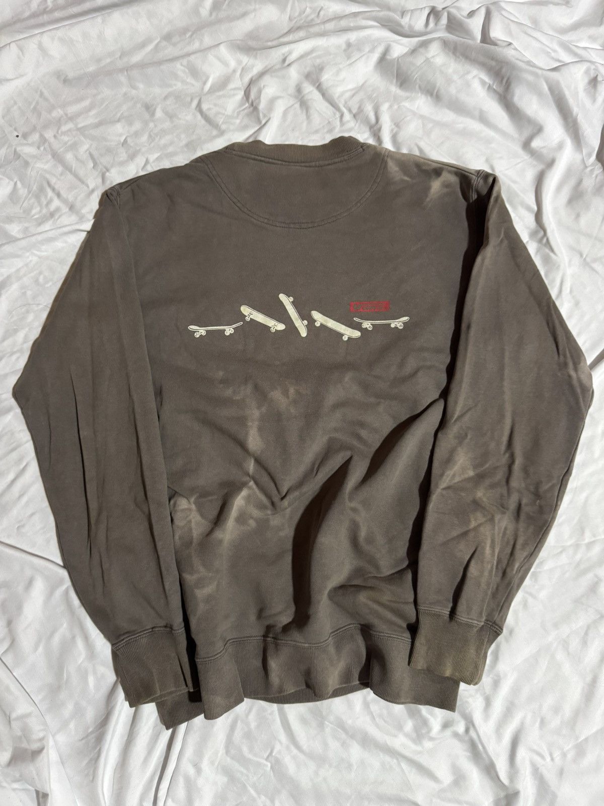 Vans Faded Moss Vintage Vans Skateboard Sweatshirt Size US M / EU 48-50 / 2 - 4 Thumbnail