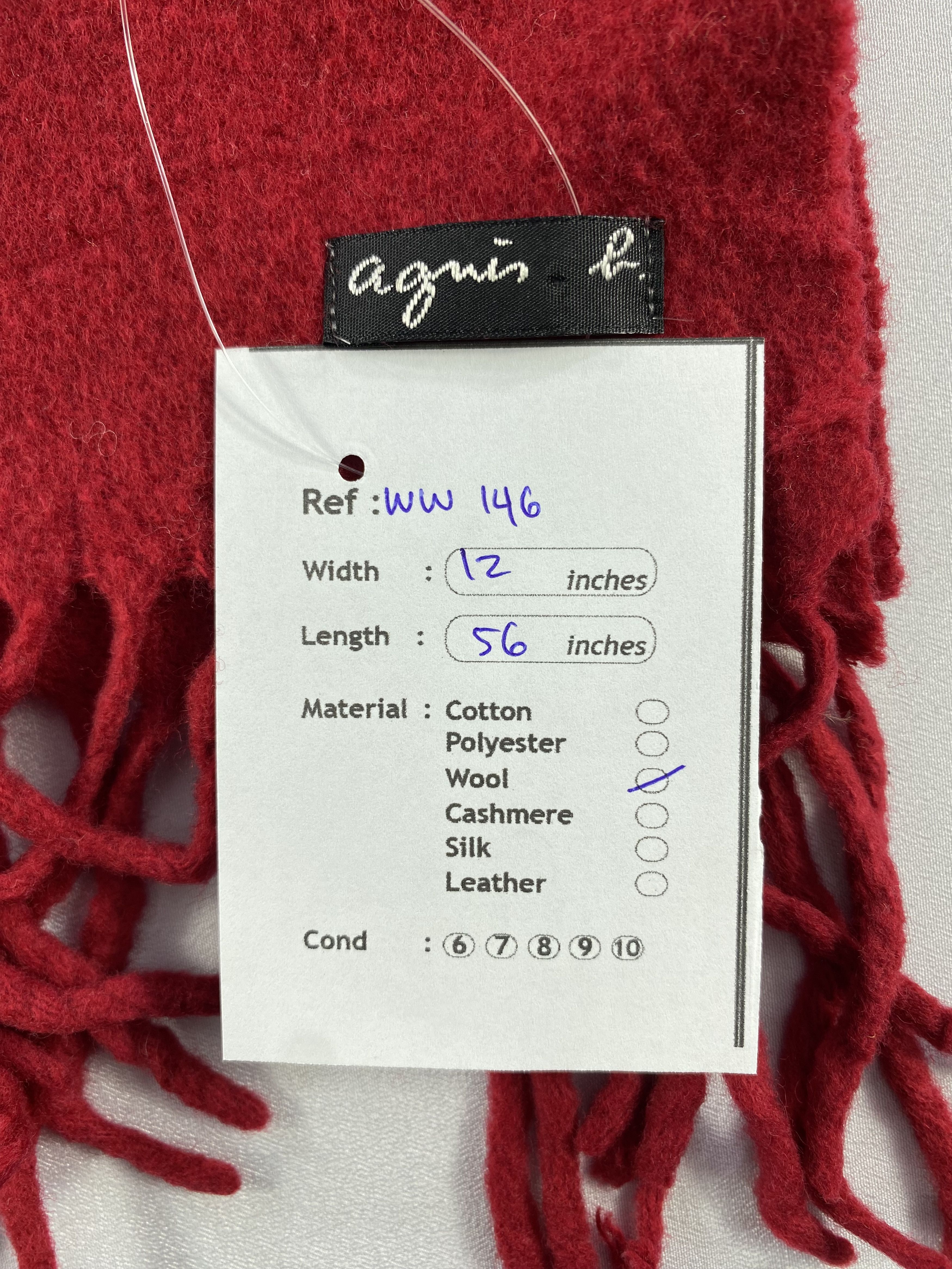 agnes b. Agnes B. Scarf / Muffler / Neckwear - WW146 Size ONE SIZE - 5 Thumbnail