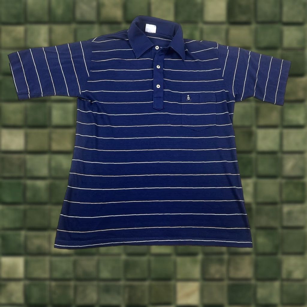 Vintage VINTAGE Grand Slam Munsing Wear Polo Shirt Mens Large Blue 80s 90s Modern Retro Golf Shirt Size US L / EU 52-54 / 3 - 1 Thumbnail